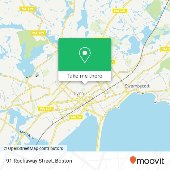 91 Rockaway Street map