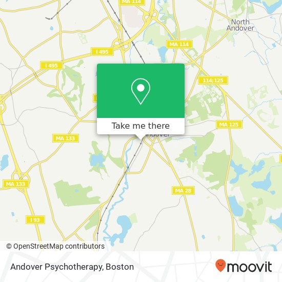 Mapa de Andover Psychotherapy