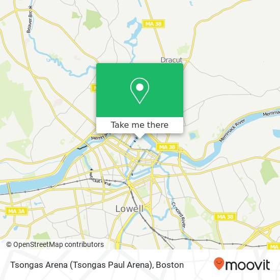 Tsongas Arena (Tsongas Paul Arena) map