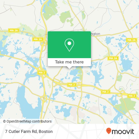 Mapa de 7 Cutler Farm Rd