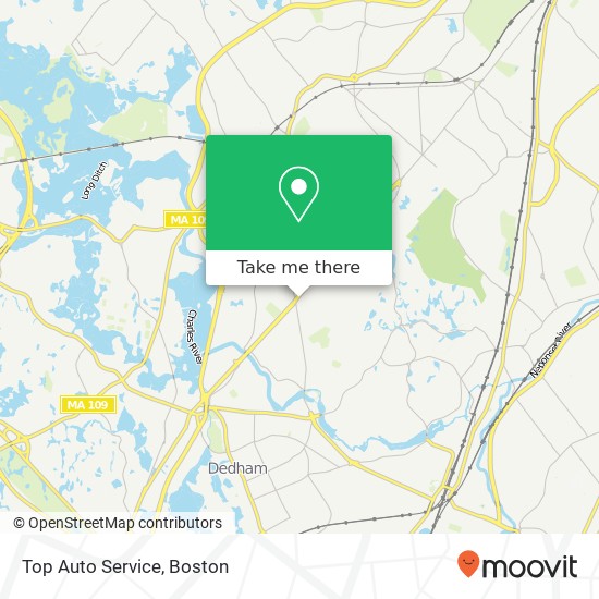 Top Auto Service map