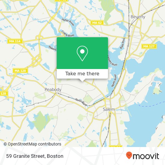 Mapa de 59 Granite Street