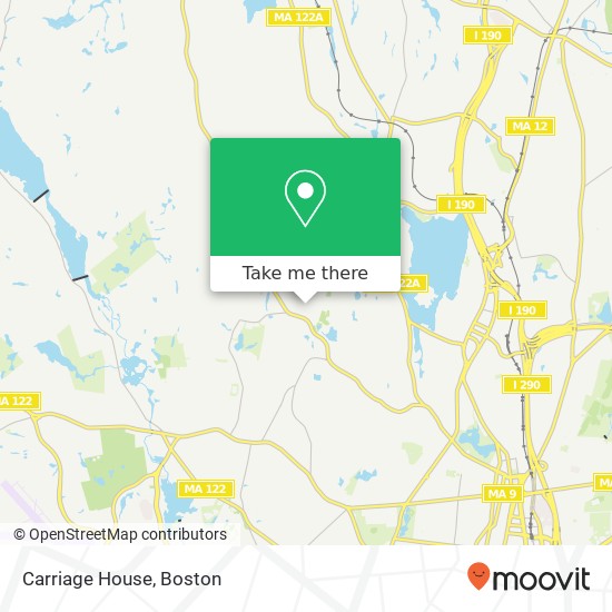 Mapa de Carriage House