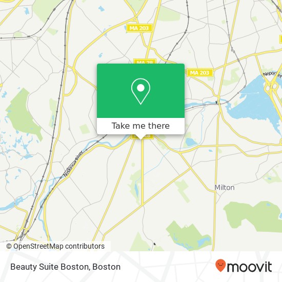 Beauty Suite Boston map