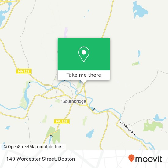 149 Worcester Street map