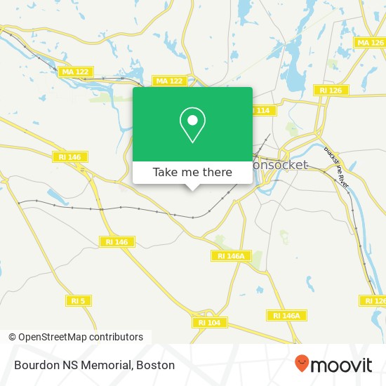 Mapa de Bourdon NS Memorial