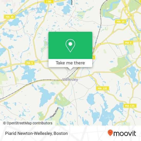 Mapa de Piarid Newton-Wellesley