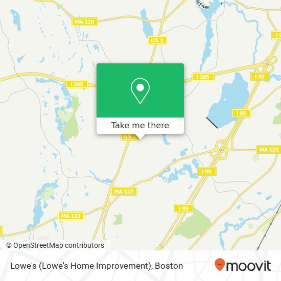 Mapa de Lowe's (Lowe's Home Improvement)