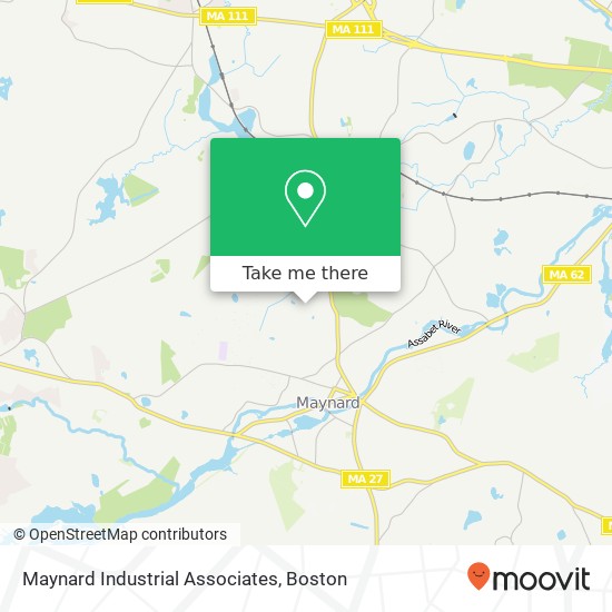 Maynard Industrial Associates map