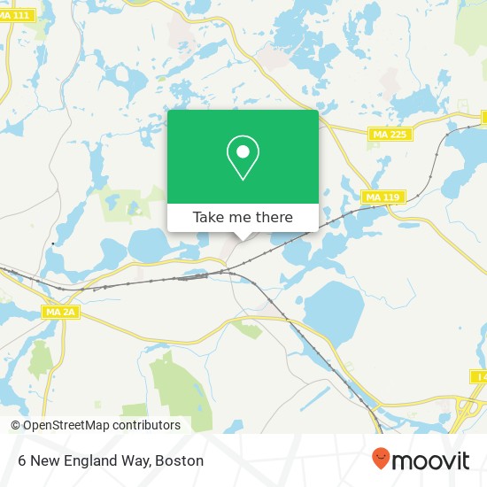 6 New England Way map