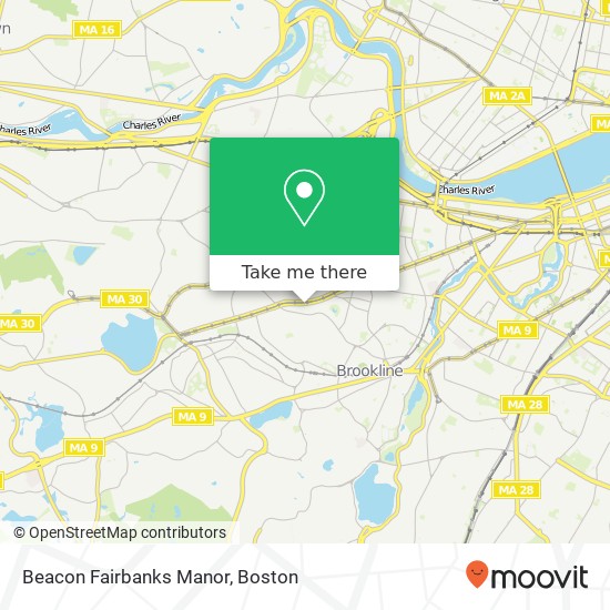 Mapa de Beacon Fairbanks Manor