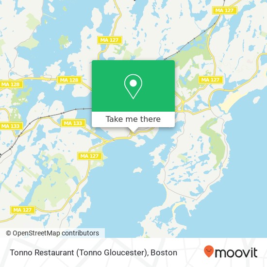 Mapa de Tonno Restaurant (Tonno Gloucester)