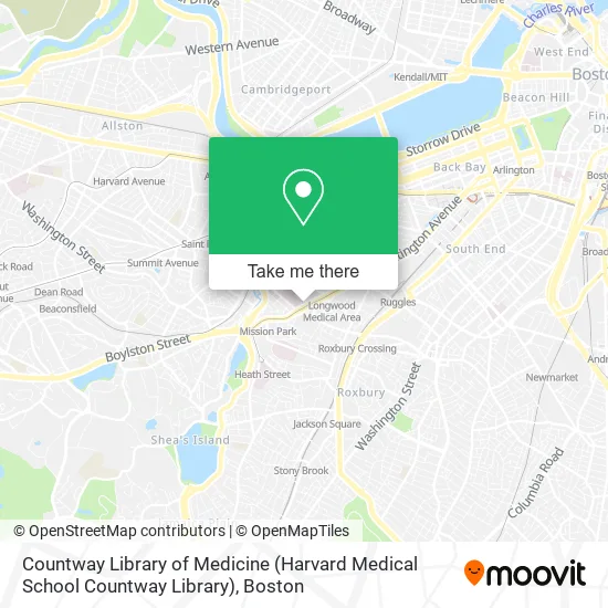 Countway Library of Medicine (Harvard Medical School Countway Library) map