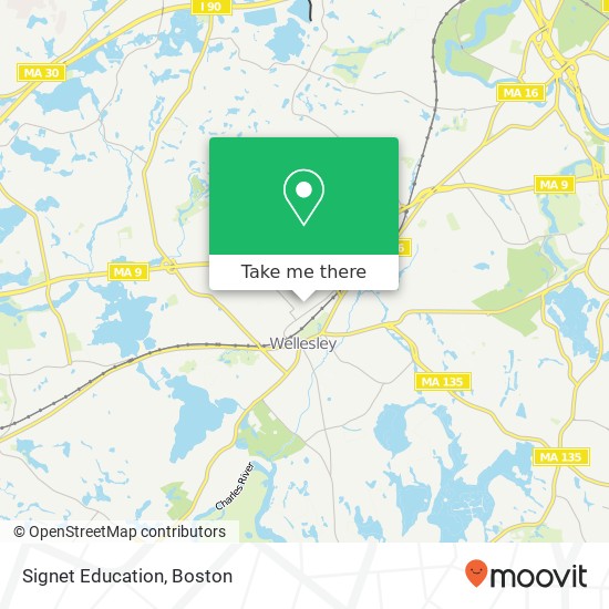 Mapa de Signet Education