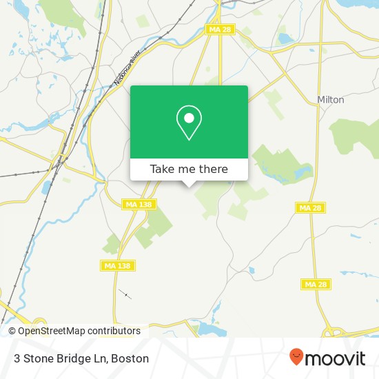 Mapa de 3 Stone Bridge Ln