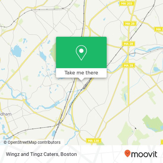 Wingz and Tingz Caters map