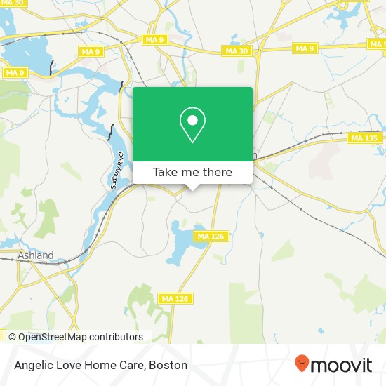 Angelic Love Home Care map