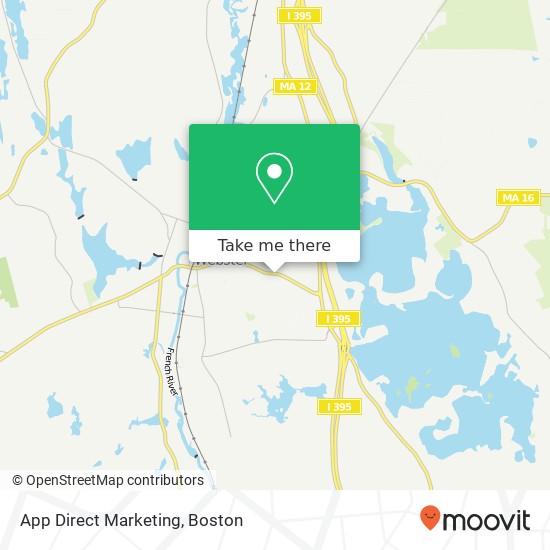 App Direct Marketing map