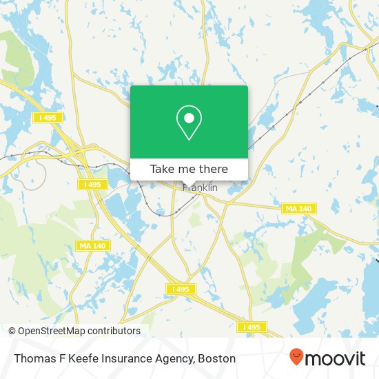 Mapa de Thomas F Keefe Insurance Agency