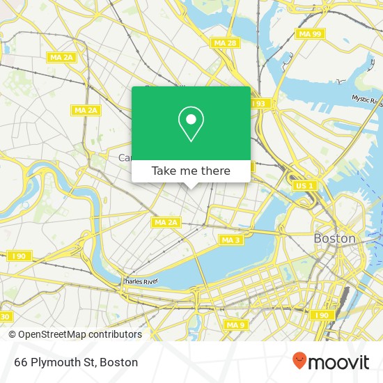 Mapa de 66 Plymouth St