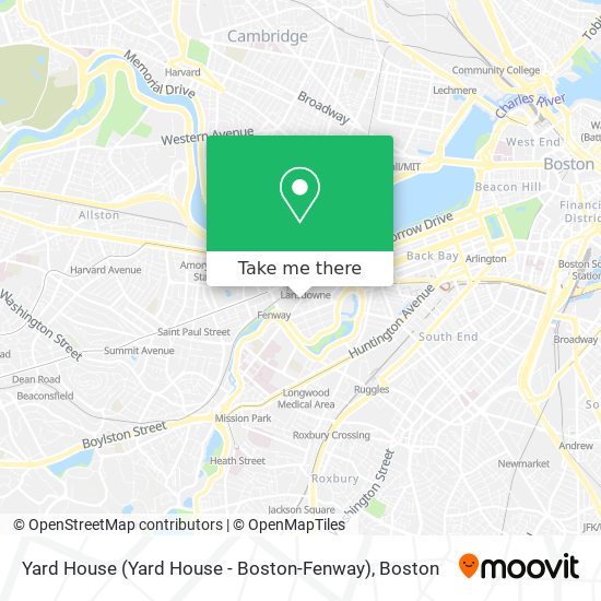 Yard House (Yard House - Boston-Fenway) map