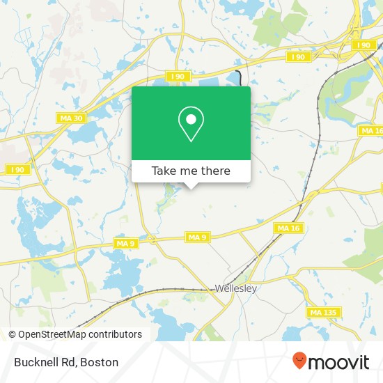 Mapa de Bucknell Rd