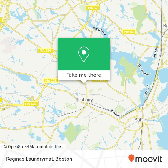 Reginas Laundrymat map