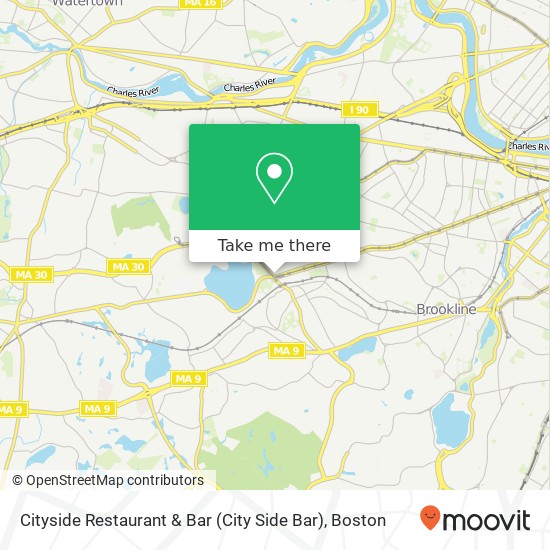 Mapa de Cityside Restaurant & Bar (City Side Bar)