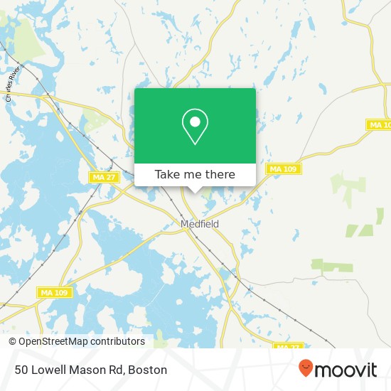 Mapa de 50 Lowell Mason Rd