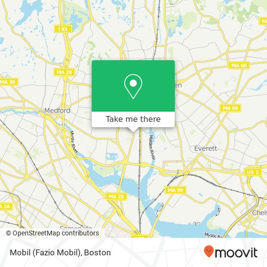 Mobil (Fazio Mobil) map