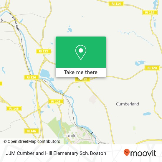 JJM Cumberland Hill Elementary Sch map