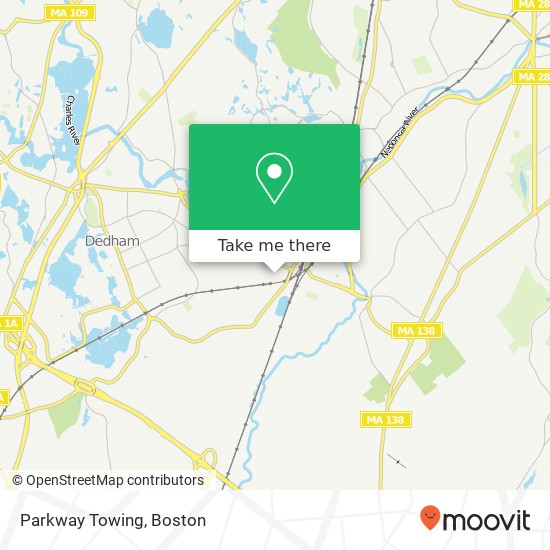 Parkway Towing map