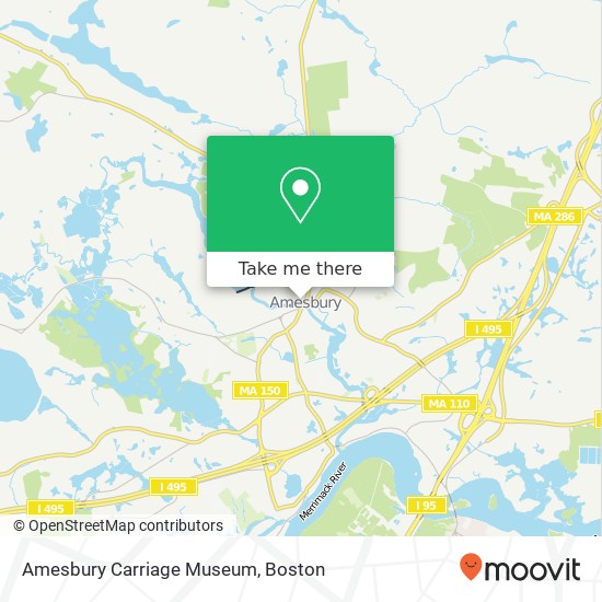 Mapa de Amesbury Carriage Museum