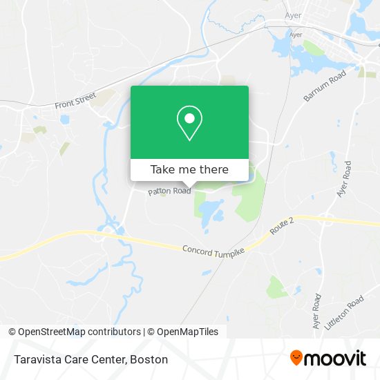 Taravista Care Center map