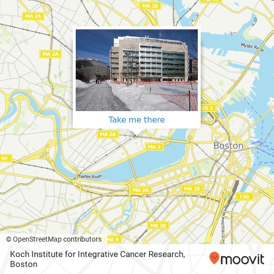 Koch Institute for Integrative Cancer Research map