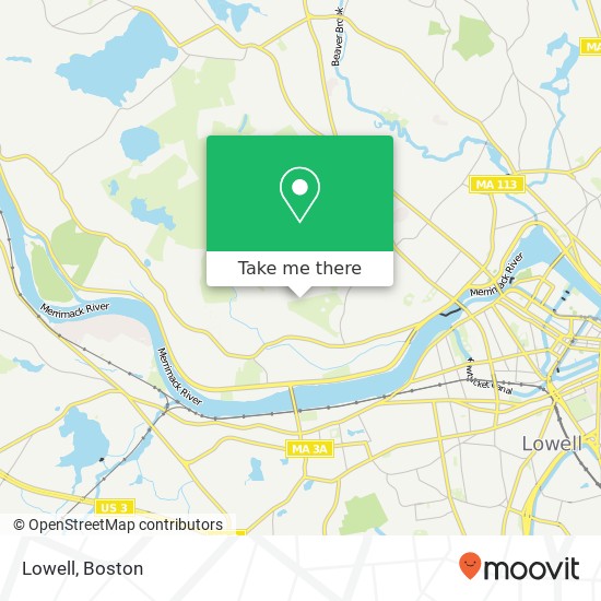 Lowell map