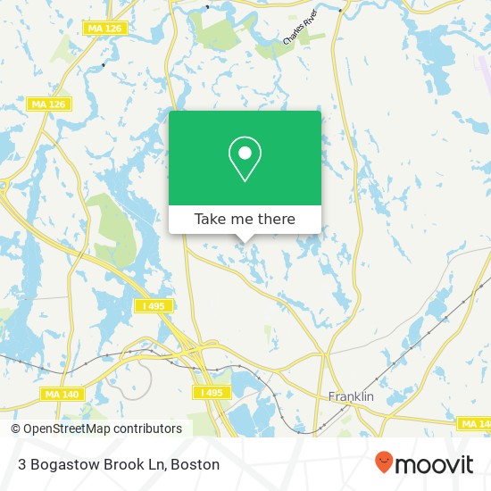 Mapa de 3 Bogastow Brook Ln