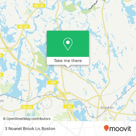 Mapa de 3 Noanet Brook Ln