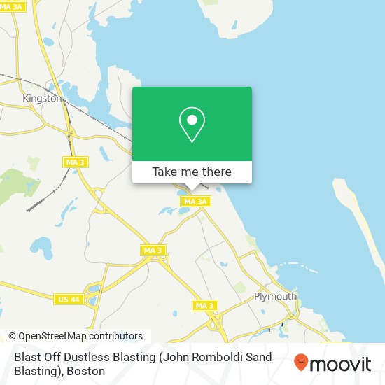 Blast Off Dustless Blasting (John Romboldi Sand Blasting) map