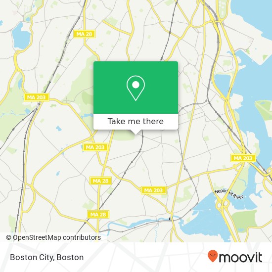 Boston City map