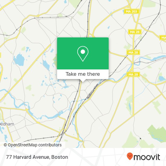 Mapa de 77 Harvard Avenue