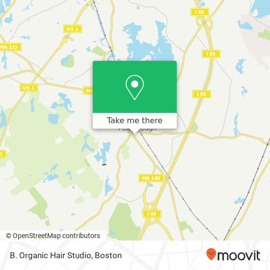 B. Organic Hair Studio map