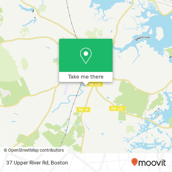 Mapa de 37 Upper River Rd