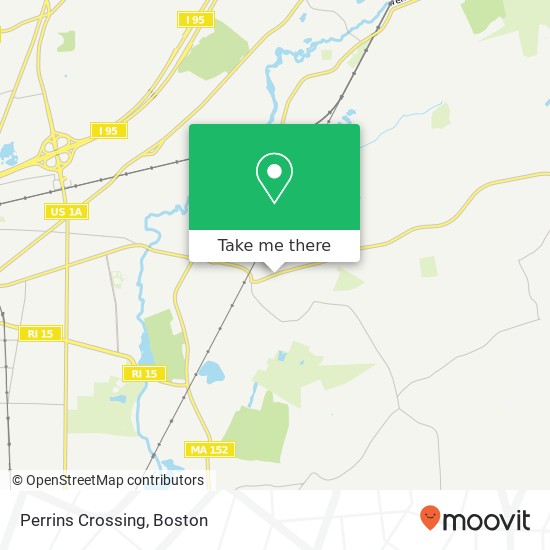 Perrins Crossing map