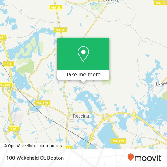 Mapa de 100 Wakefield St