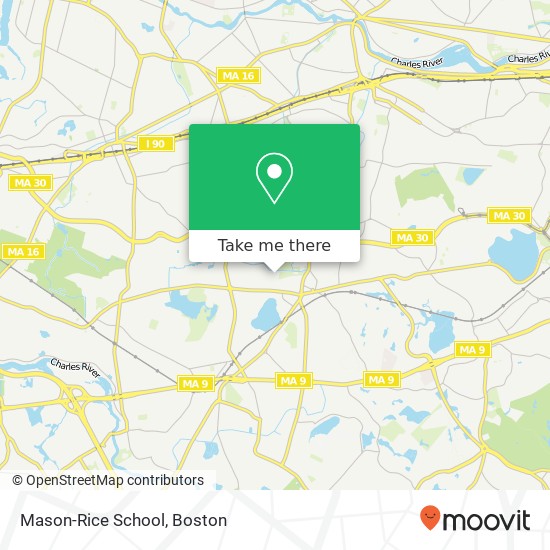 Mason-Rice School map