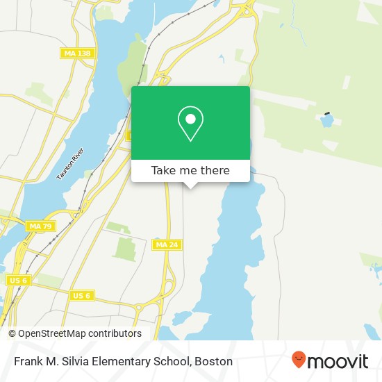 Mapa de Frank M. Silvia Elementary School