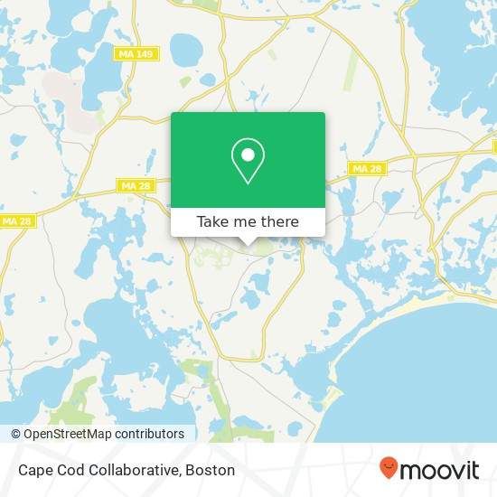 Mapa de Cape Cod Collaborative