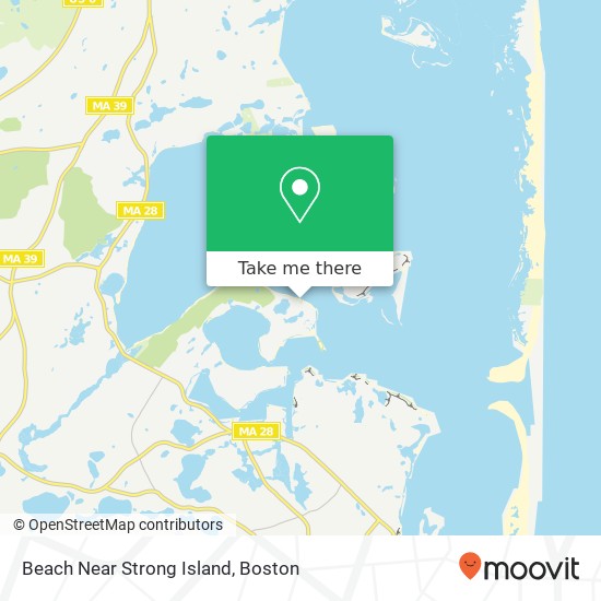 Mapa de Beach Near Strong Island