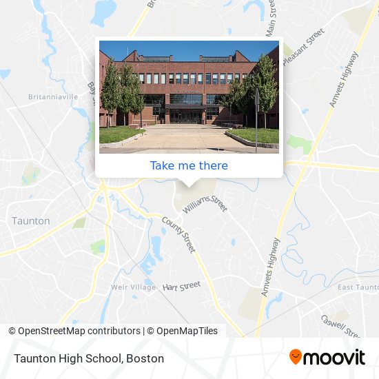 Taunton High School map
